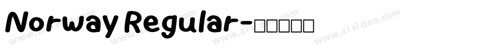 Norway Regular字体转换